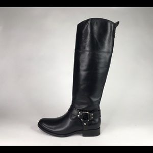 FRYE MELISSA HARNESS INSIDE ZIP 16.5” LEATHER BOOT
